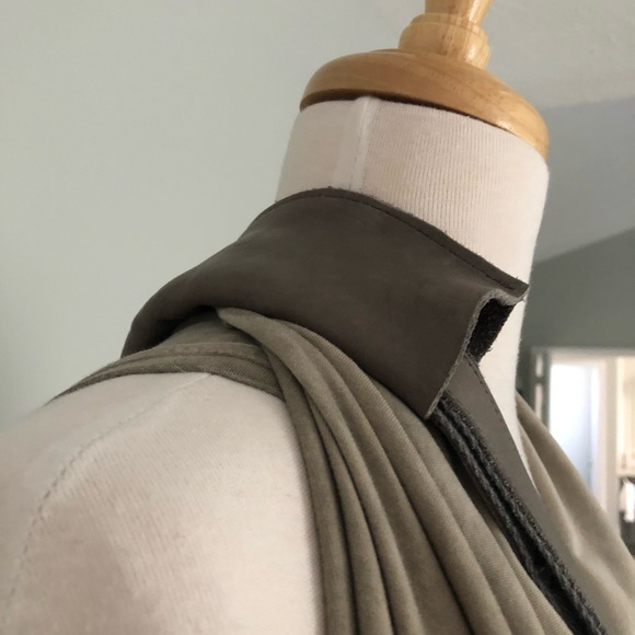 Mia Inspiration Taupe Leather Zippered Bag New! - Picture 4 of 12